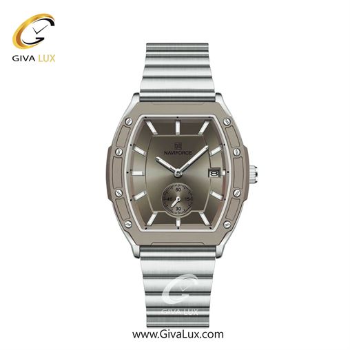 ساعت مچی اورجینال زنانه ناوی فورس|Naviforce|نوی فورس|نیوی فورس دو موتوره زیر ثانیه خاکی-نقره ای | نقره ای| خاکی| کد رفرنس NF8068 S/GY 851_NF8068-SGY Women.jpg